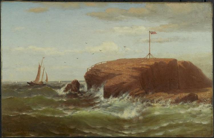 Robert Swain Gifford Seconnet Rock, New Bedford, Massachusetts oil painting image